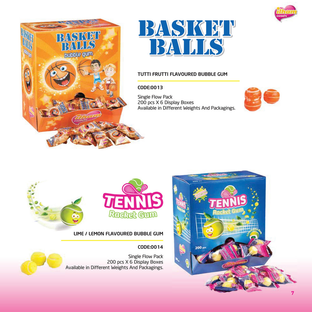 Ilham Sweet Box Raquette Tennis Bubble Gum en gros conditionnement