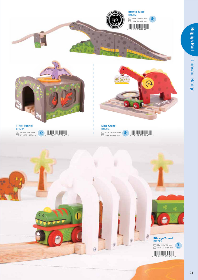 Bigjigs dinosaur train store set