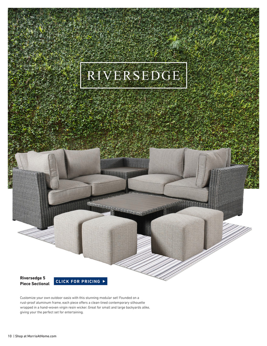outdoor modular sectional on Morris Furniture Company Outdoor Living Page 10 11