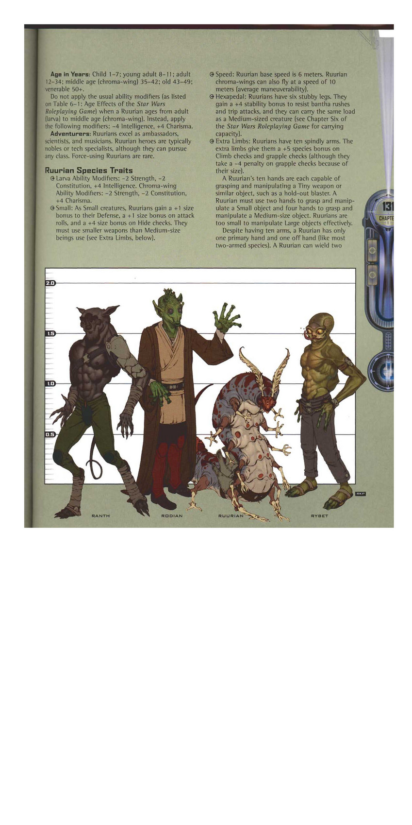 My publications - Star Wars - D20 - Ultimate Alien Anthology - Page 132-133  - Created with Publitas.com