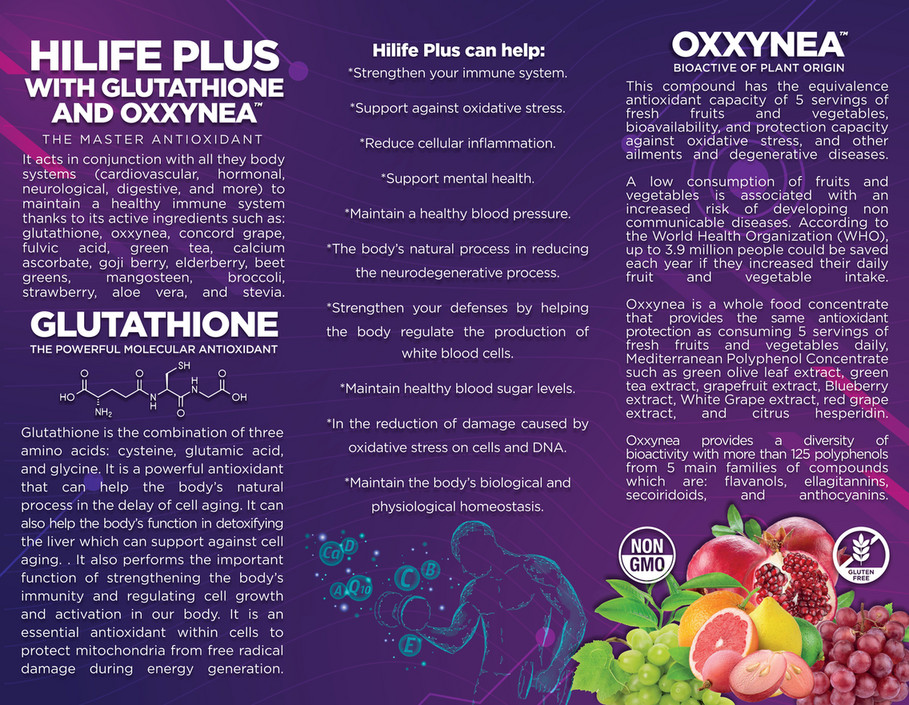 hilife glutathione STRENGTHEN YOUR IMMUNE SYSTEM with... 🍀Total Green and Hilife Glutathione  🍀, the best to strengthen your immune system 💪-. ⚠️Care for you and care  for your loved ones by strengthening their defenses main image 1