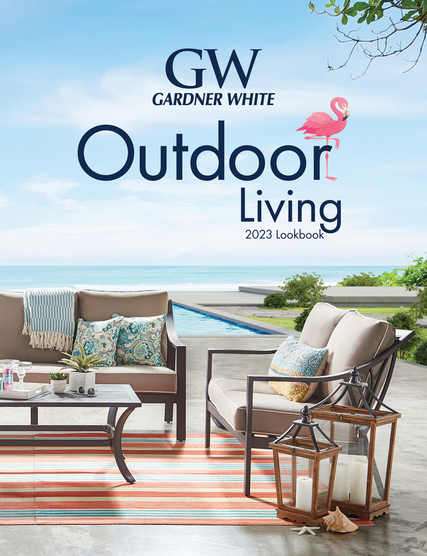 GardnerWhite Furniture Outdoor Living 2023 Lookbook Page 1