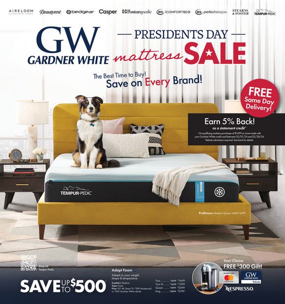 Gardner mattress deals sale