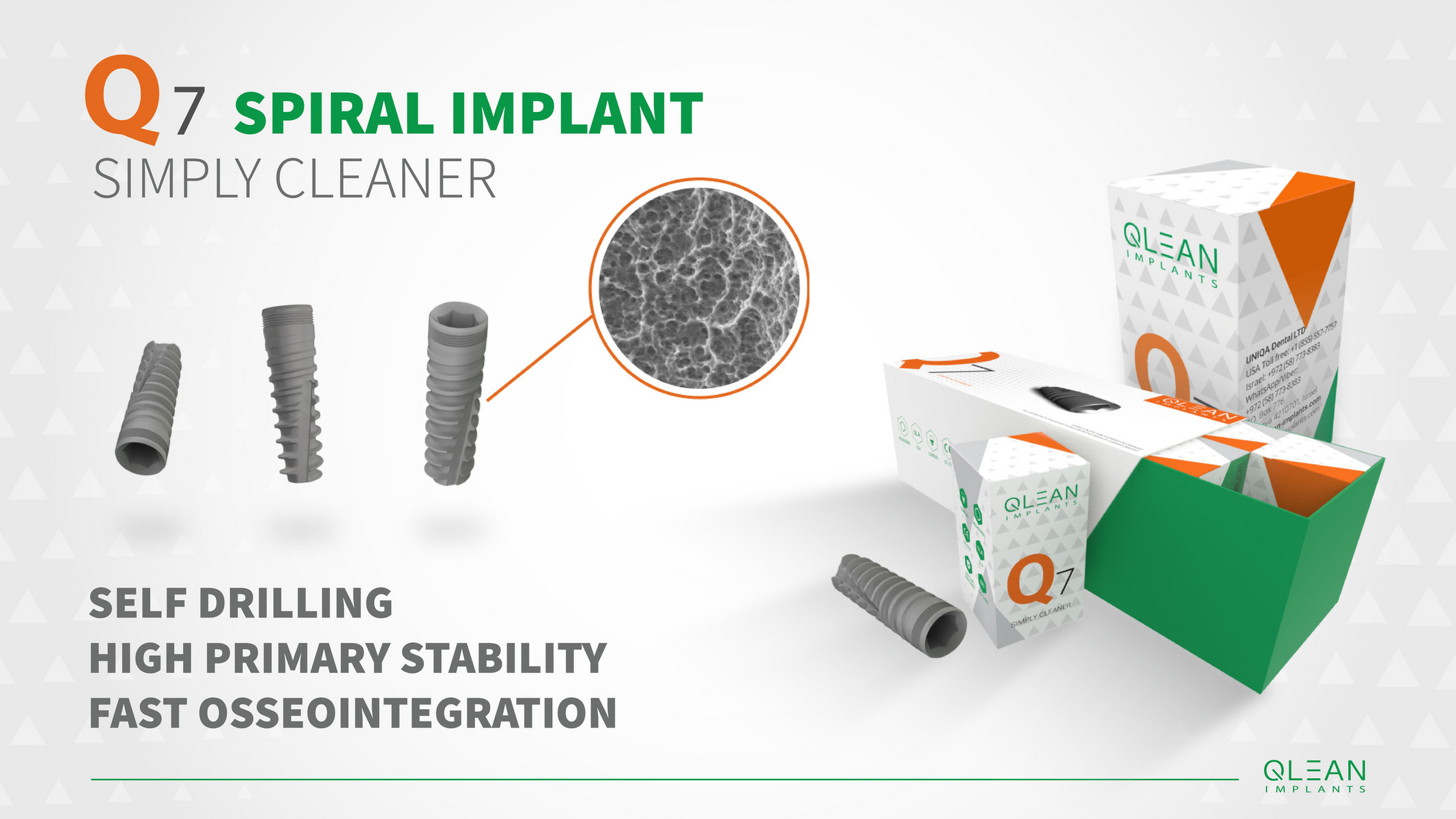 Qleanimplants Q7 dental implant catalog Page 1 Created with