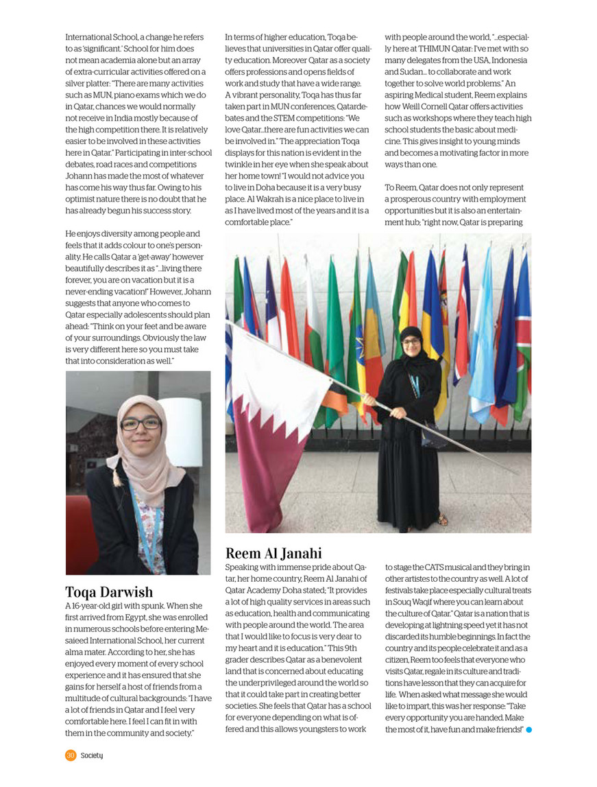 The First Family And Lifestyle Magazine In Qatar Page 30 31 Created With Publitas Com