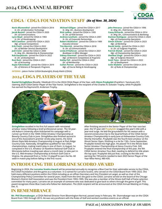 Cdga Index Example CDGA - 2024 CDGA Annual Report - Page 17