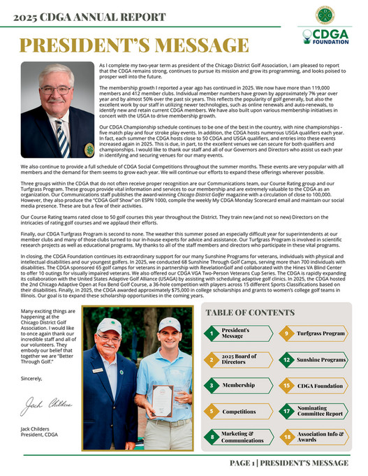 Cdga Index Example CDGA - 2025 CDGA Annual Report - Page 2