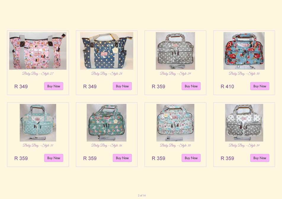 my mom and me baby bags