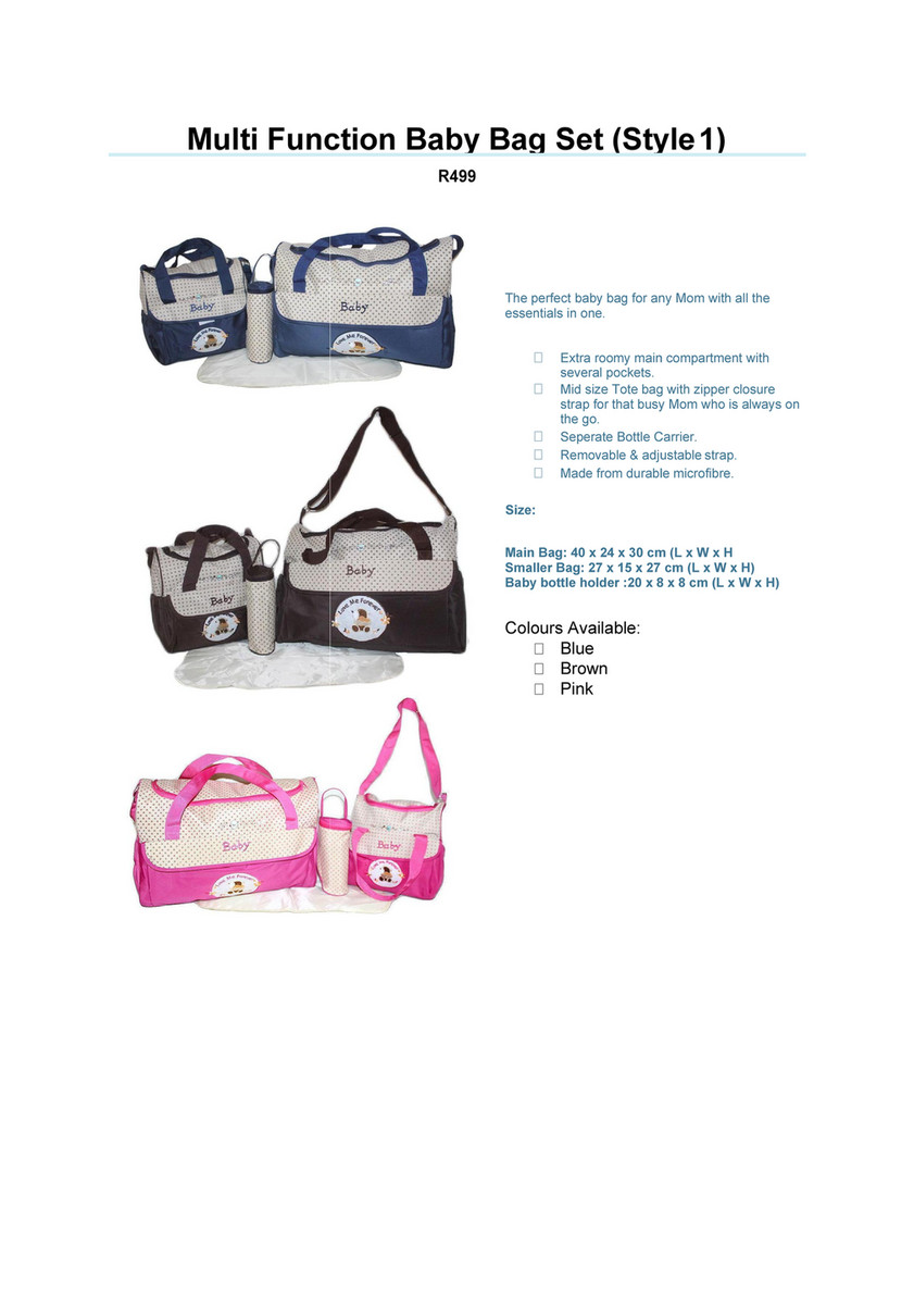 my mom and me baby bags