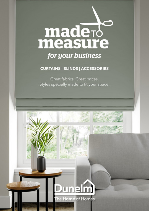 Dunelm Made to Measure Commercial Brochure Page 1