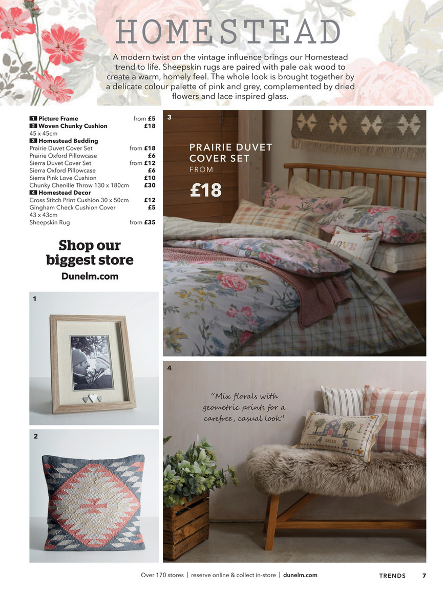 Dunelm Winter Catalogue 2018 Page 6 7