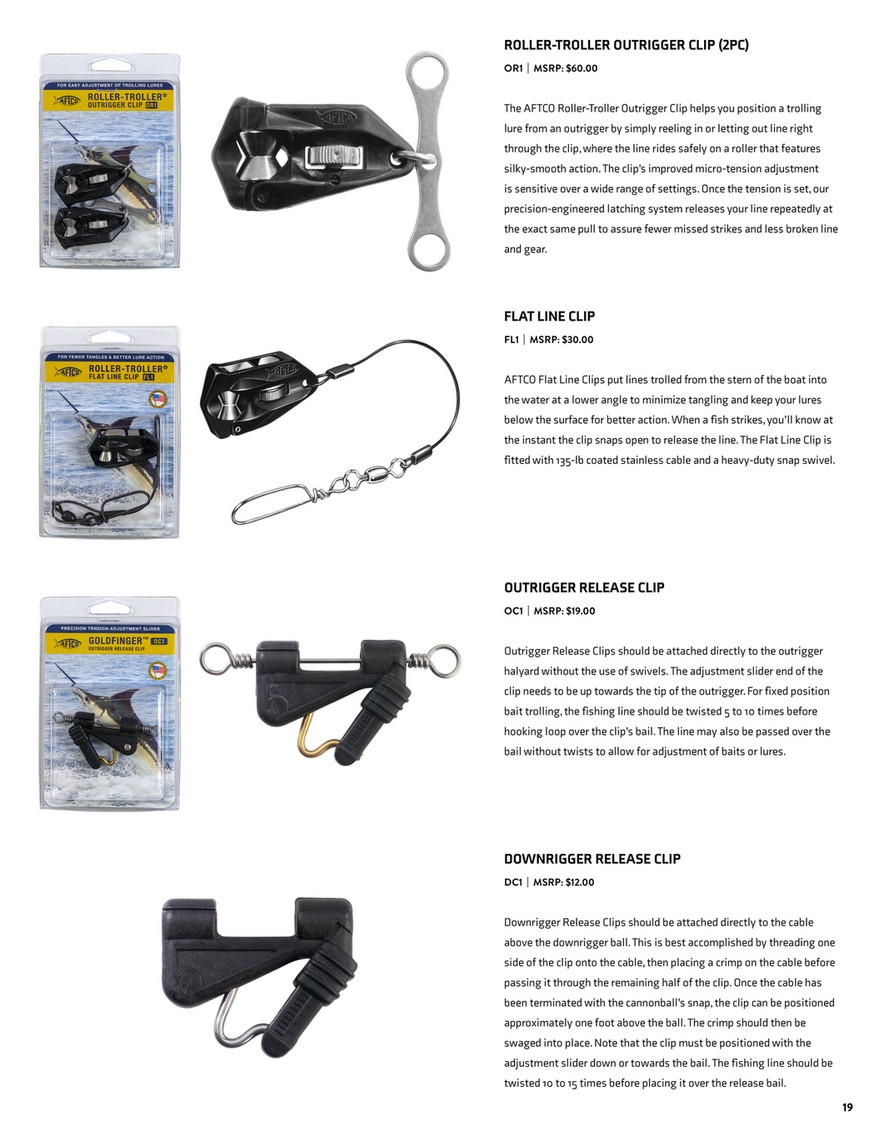 AFTCO - AFTCO Fishing Accessories 2019 - Page 18-19