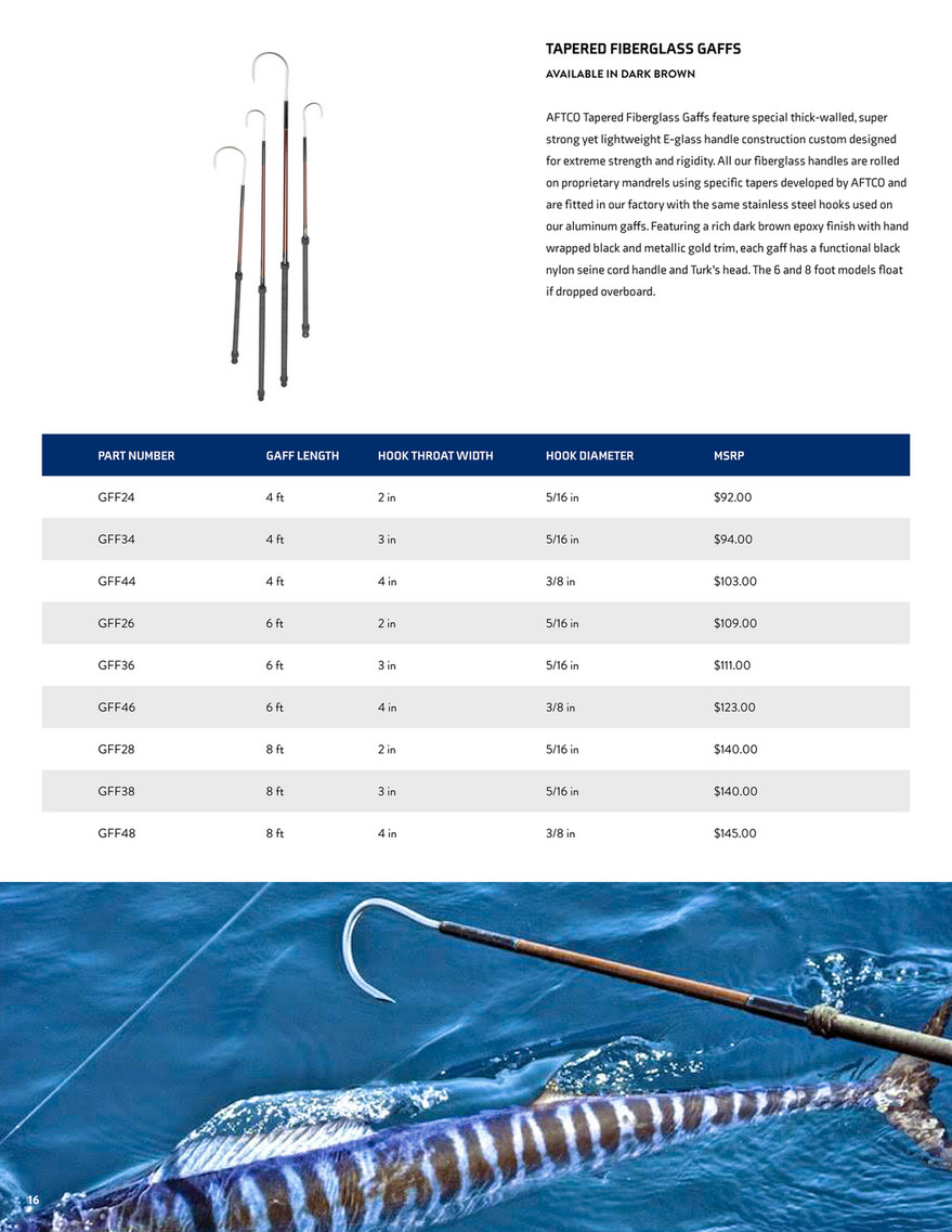 AFTCO - AFTCO Fishing Accessories 2019 - Page 16-17