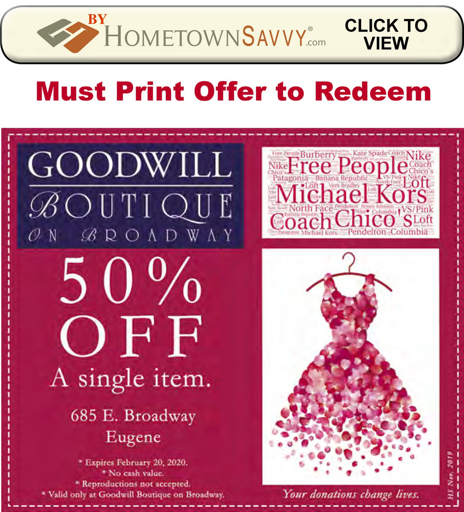 Cover Store Coupon >> Goodwill Boutique Resale Store Coupon By Hometown Savvy Cover Store Coupon >> Goodwill Boutique Resale Store Coupon By Hometown Savvy