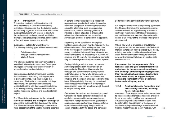 Reteained Cover Element Premier Guarantee - PG Technical Manual v12 inner pages (DIGITAL ...