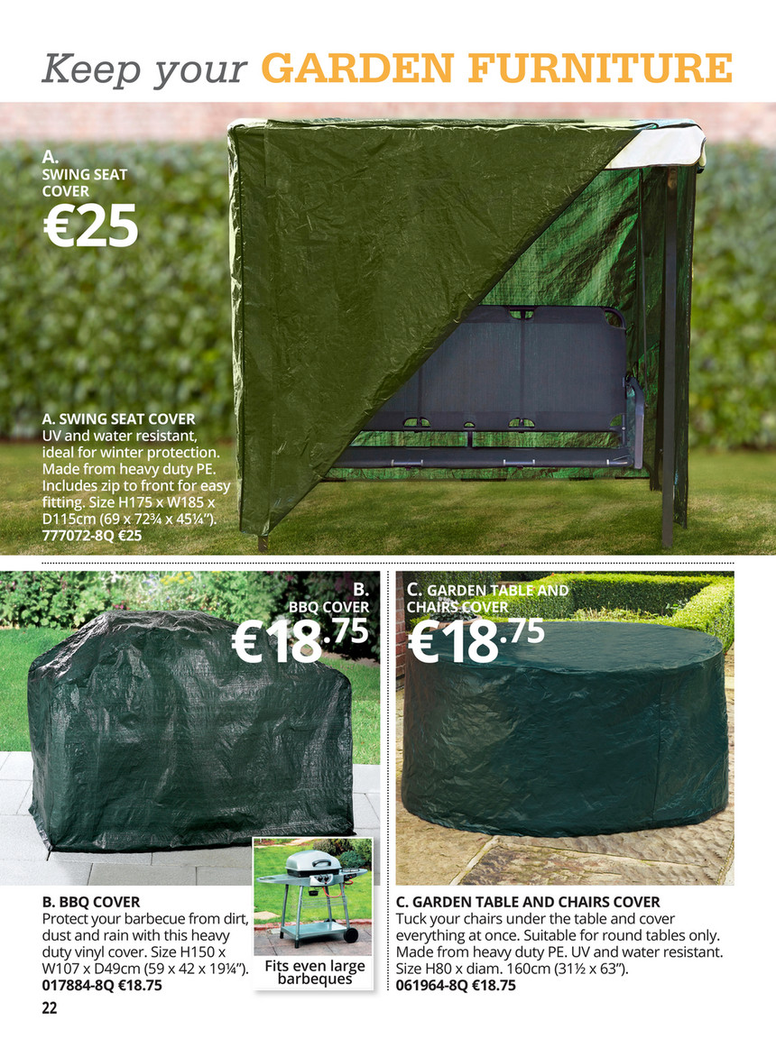 extra large swing seat cover