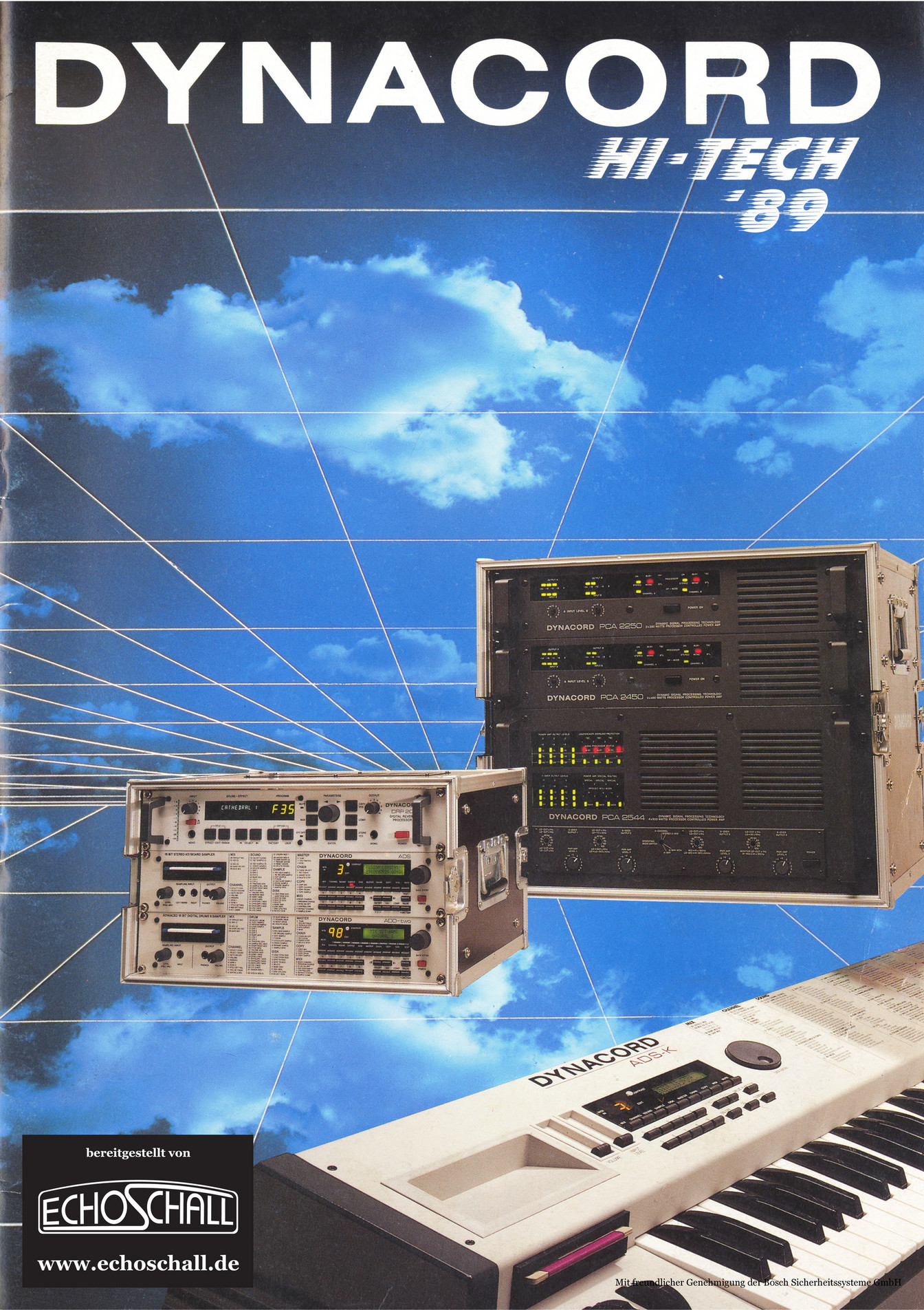 Dynacord HiTech Katalog 1989 Seite 1