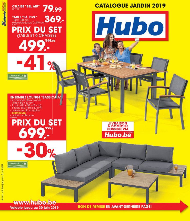 Folder Hubo du 03/04/2019 au 30/06/2019 - Promotions de la semaine 14