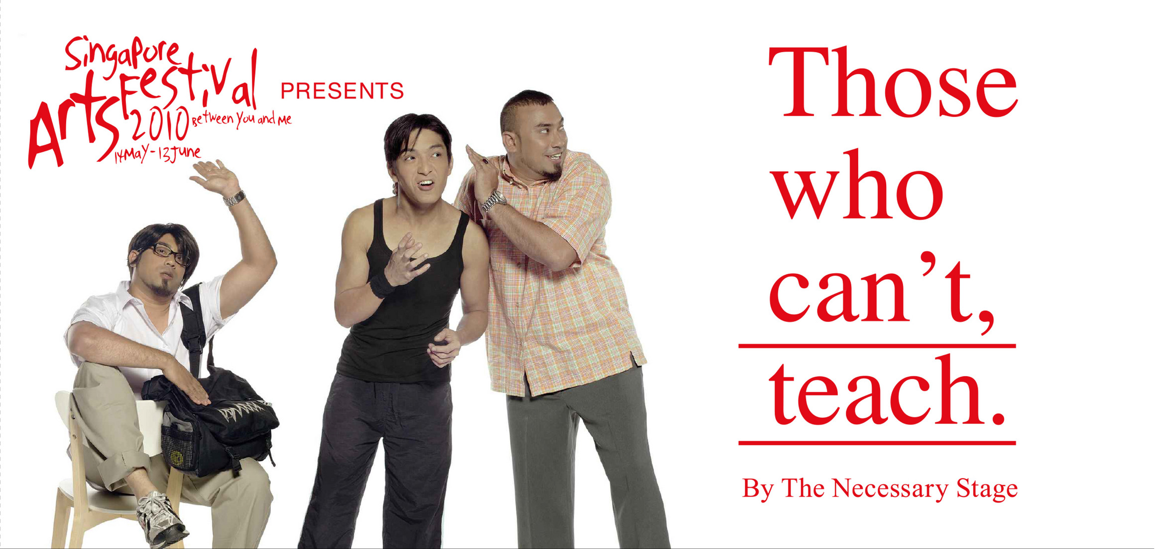 The Necessary Stage - 201004 - Those Who Can't, Teach - Programme ...