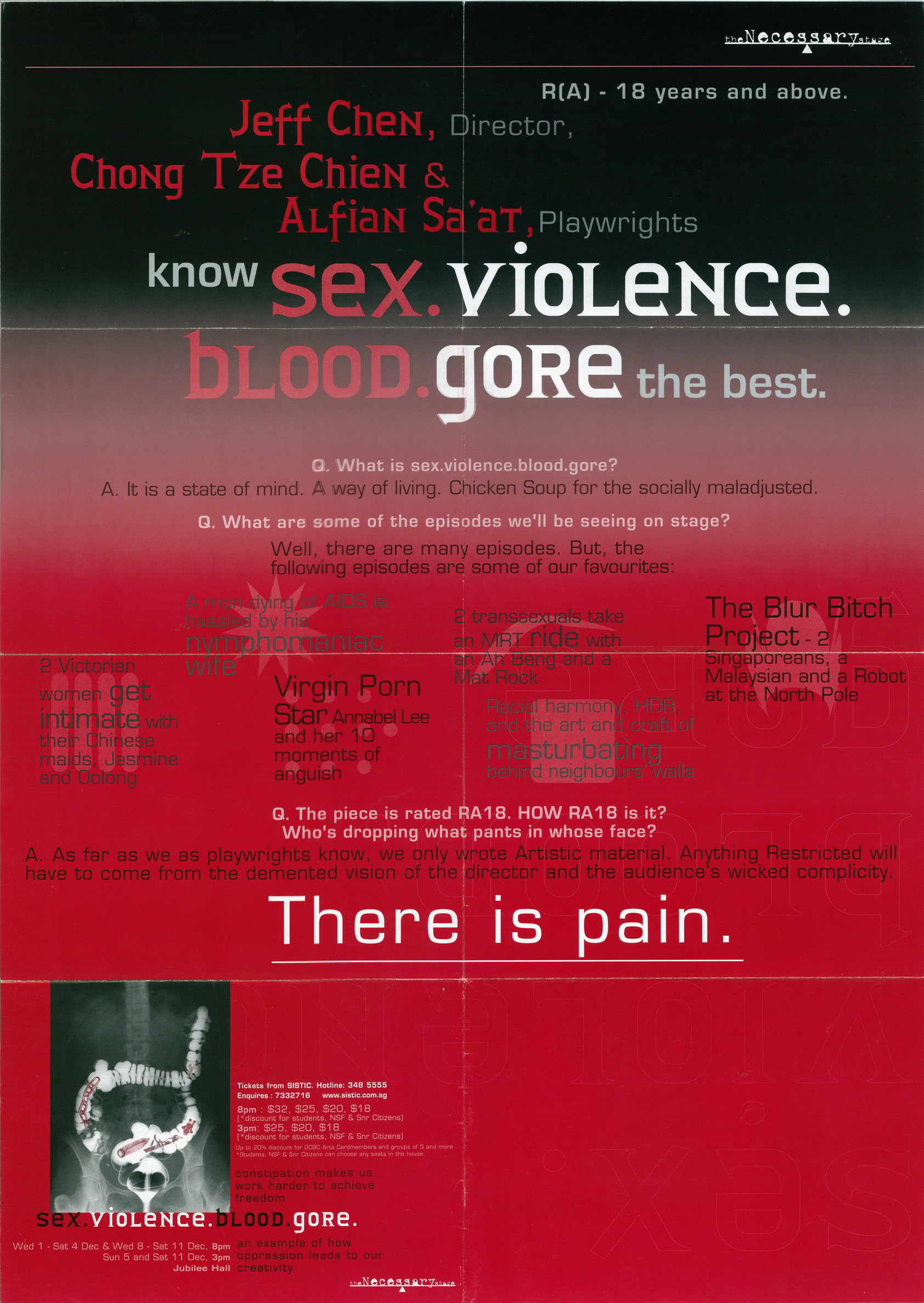 The Necessary Stage - 199913 - sex.violence.blood.gore - Poster 2 - Page 1  - Created with Publitas.com