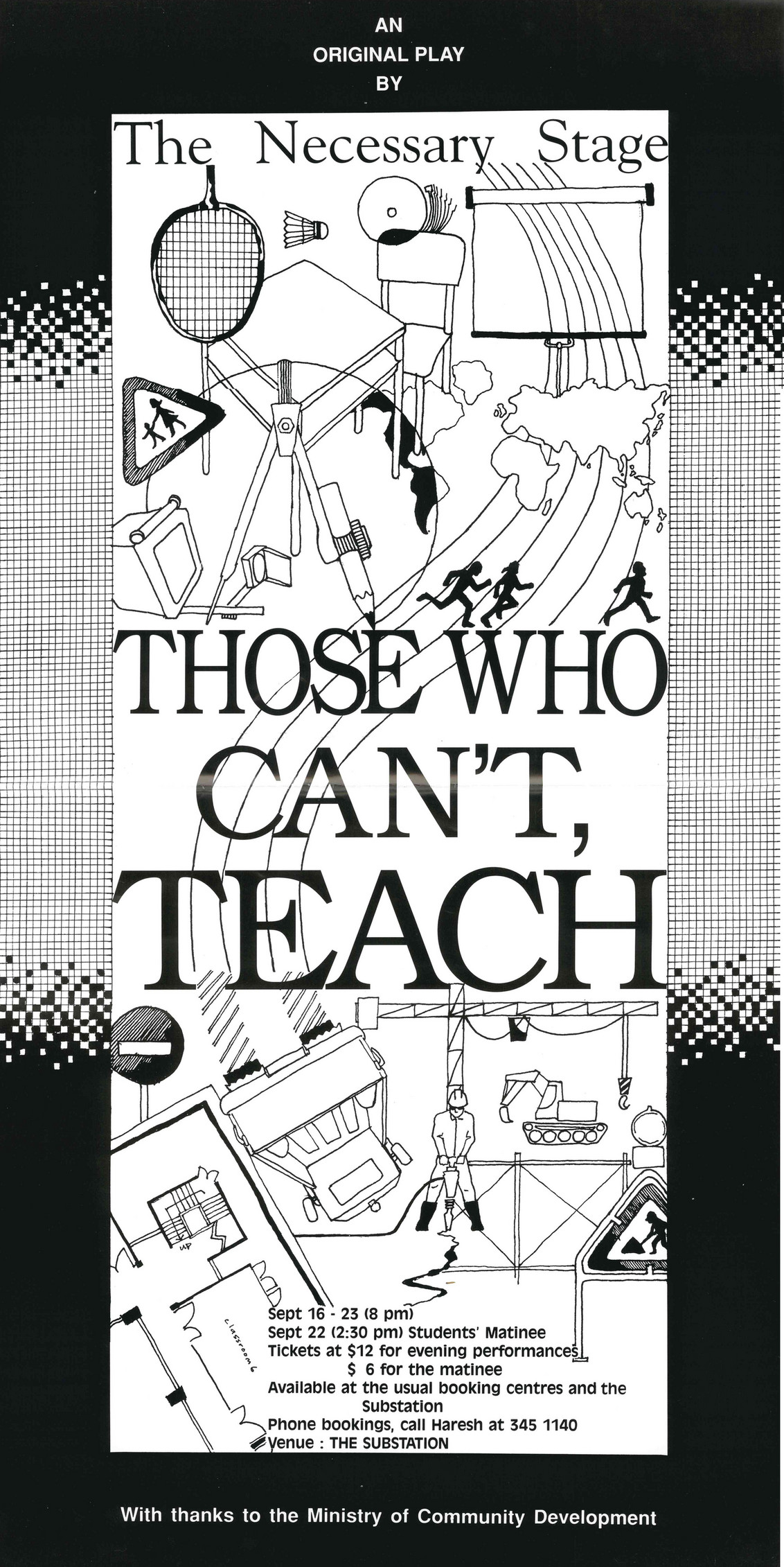 The Necessary Stage - 199003 - Those Who Can't, Teach - Poster - Page 1 ...