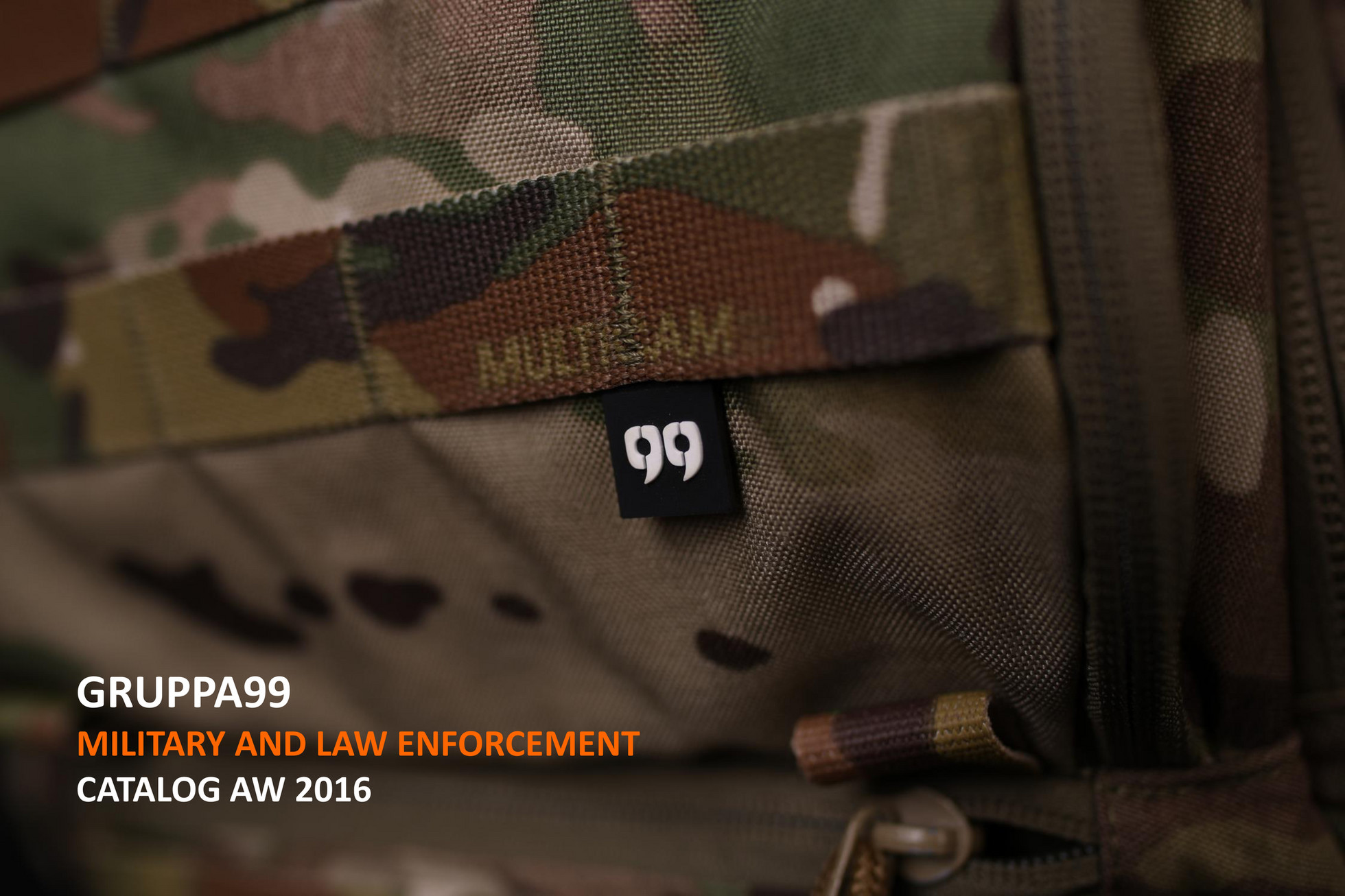 Group 99 2016 AW Military and Law Enforcement Catalog Page 1