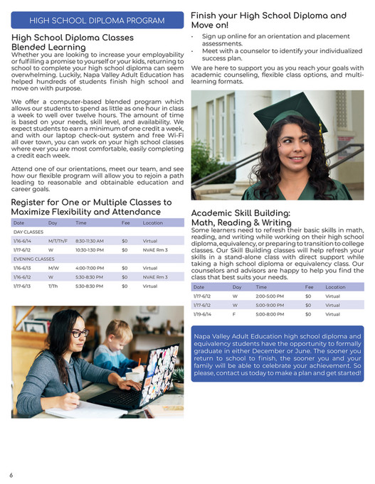 Napa Valley Adult School Spring 2024 Catalog Page 6 7 Created   97af7bc1 7e72 486f Aefa Dc12cb46c723 At600 