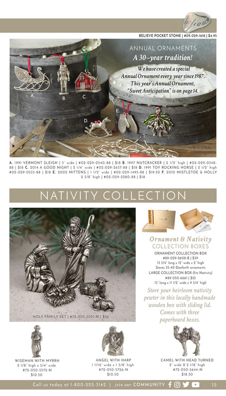 Danforth Pewter - 2017 Danforth Spring Catalog - Page 20-21 - Created ...