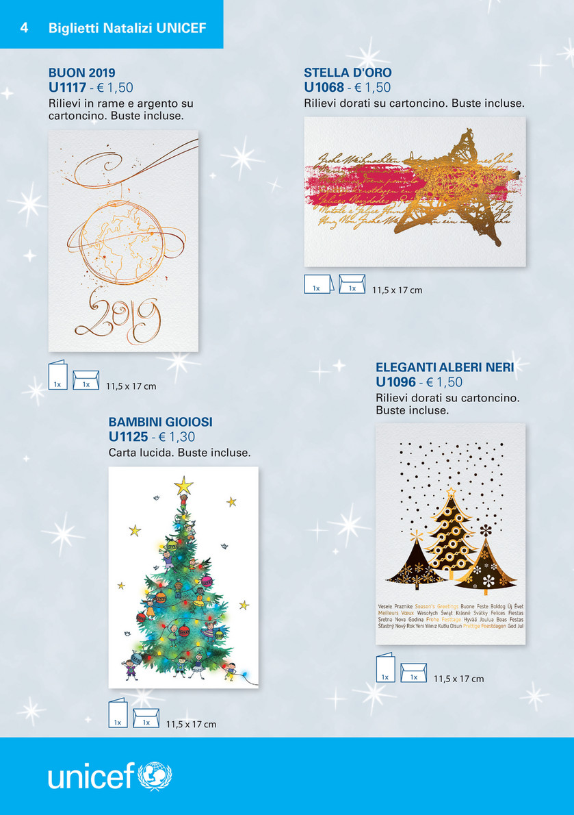 Immagini Natalizie Unicef.My Publications 01 Brochure Italy Christmas 2018 B2b A5 Pagina 1 Created With Publitas Com