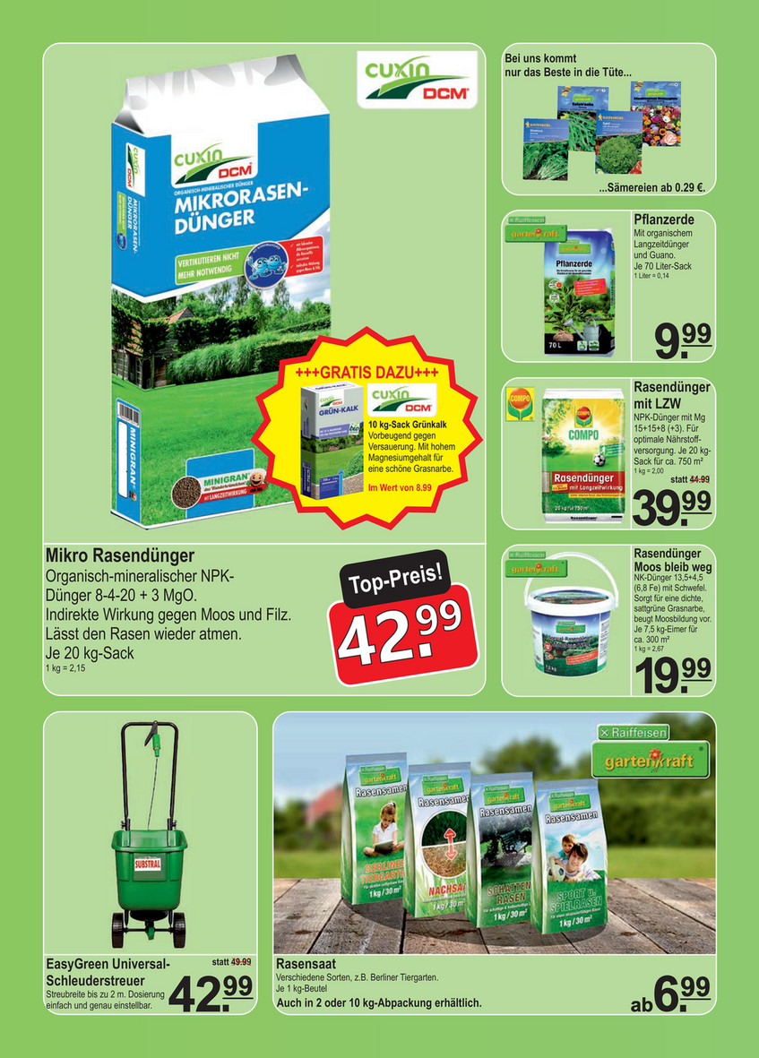 Raiffeisen Waren GmbH - Aktionsprospekt - Page 4-5 - Created with  Publitas.com