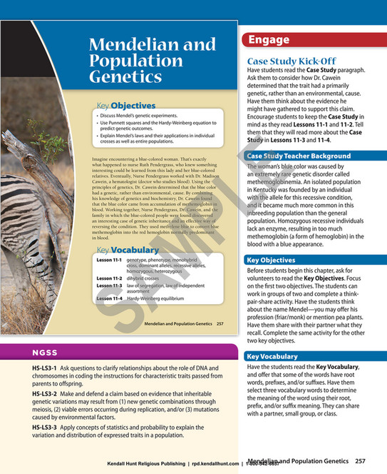 Kendall Hunt Publishing Company - ByDesign Biology Chapter 11 Sample ...