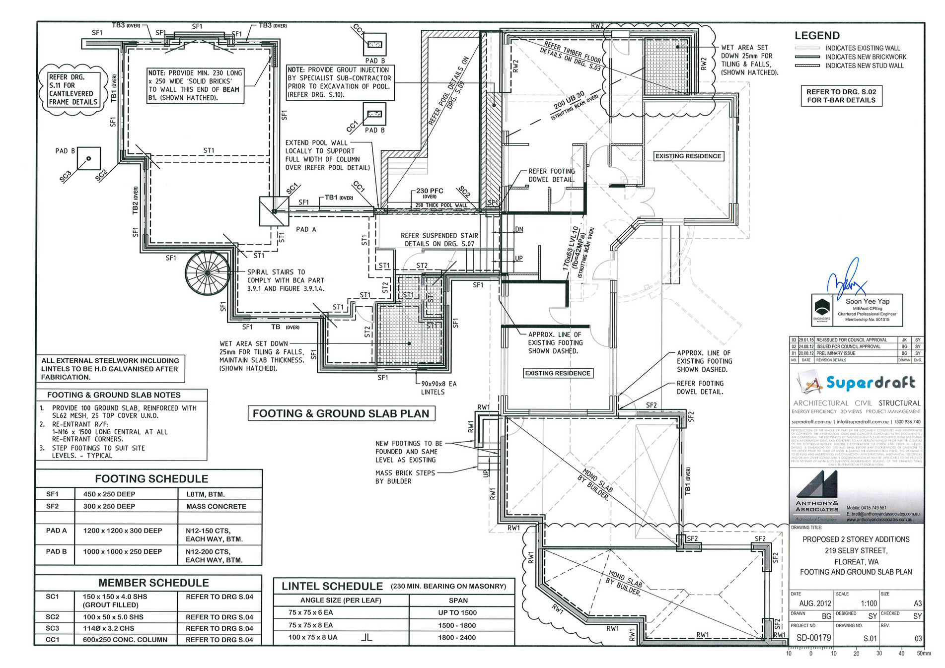 Abel Property Structural Details 219 Selby Street FLOREAT Page 1