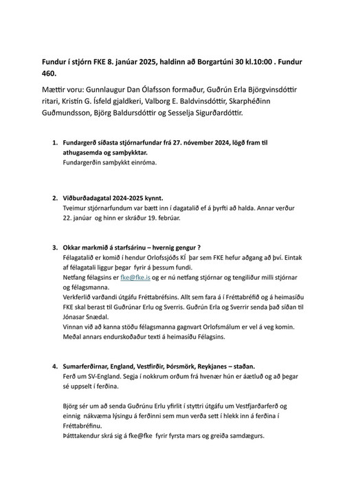 steinsson.org - Fundargerð 460 - Síða 1 - Búið til með Publitas.com