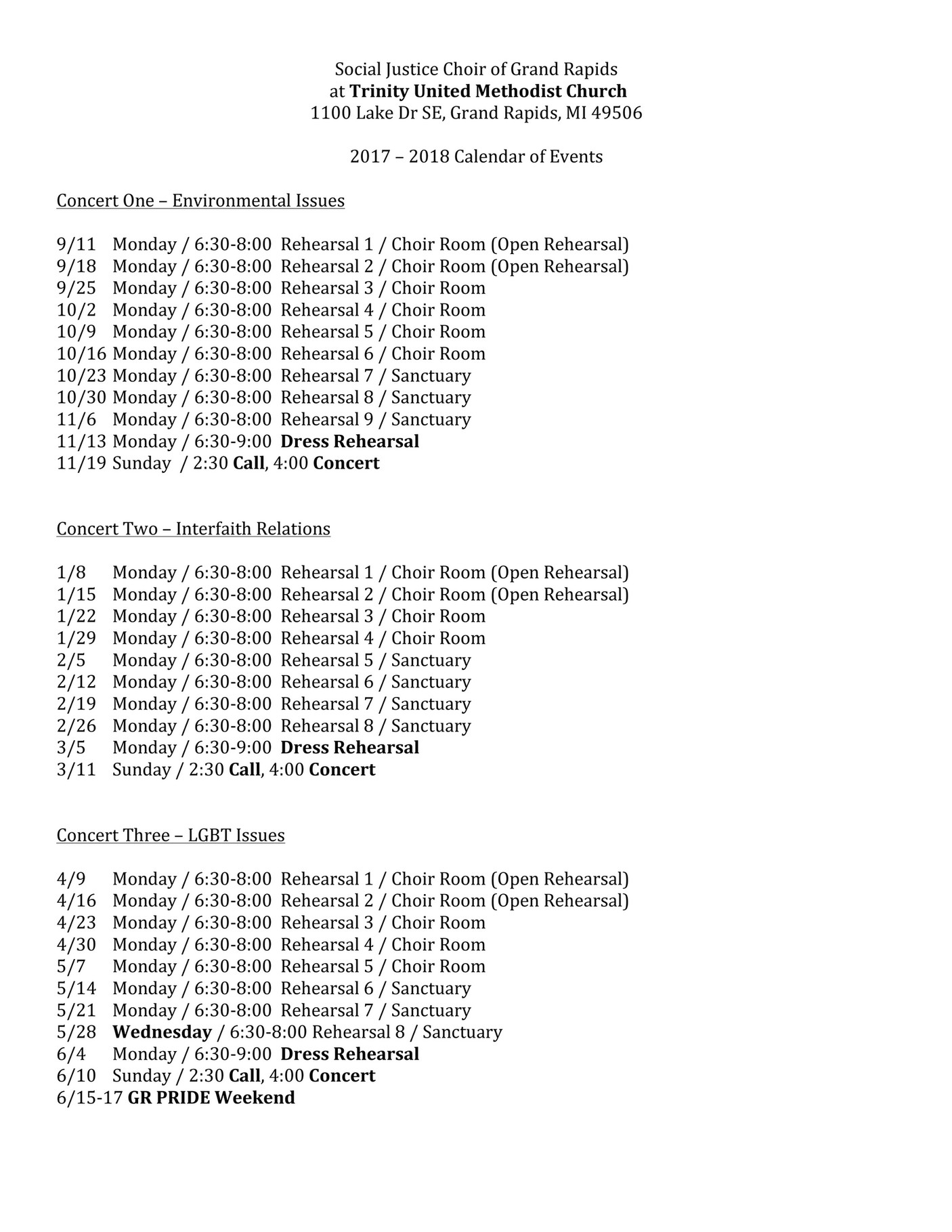 Claire E Minnis SJC Calendar 2017 2018 Page 1 Created with