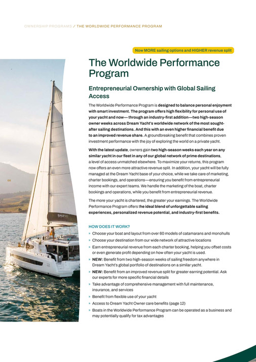Dream Yacht Charter - DYS Brochure US ENG - September 2025 - Page 6-7 ...
