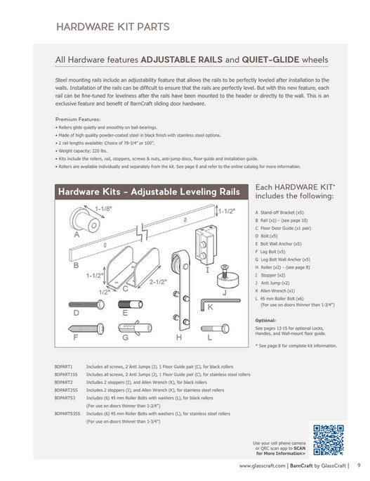 GlassCraft BarnCraft Catalog 2021 Page 89
