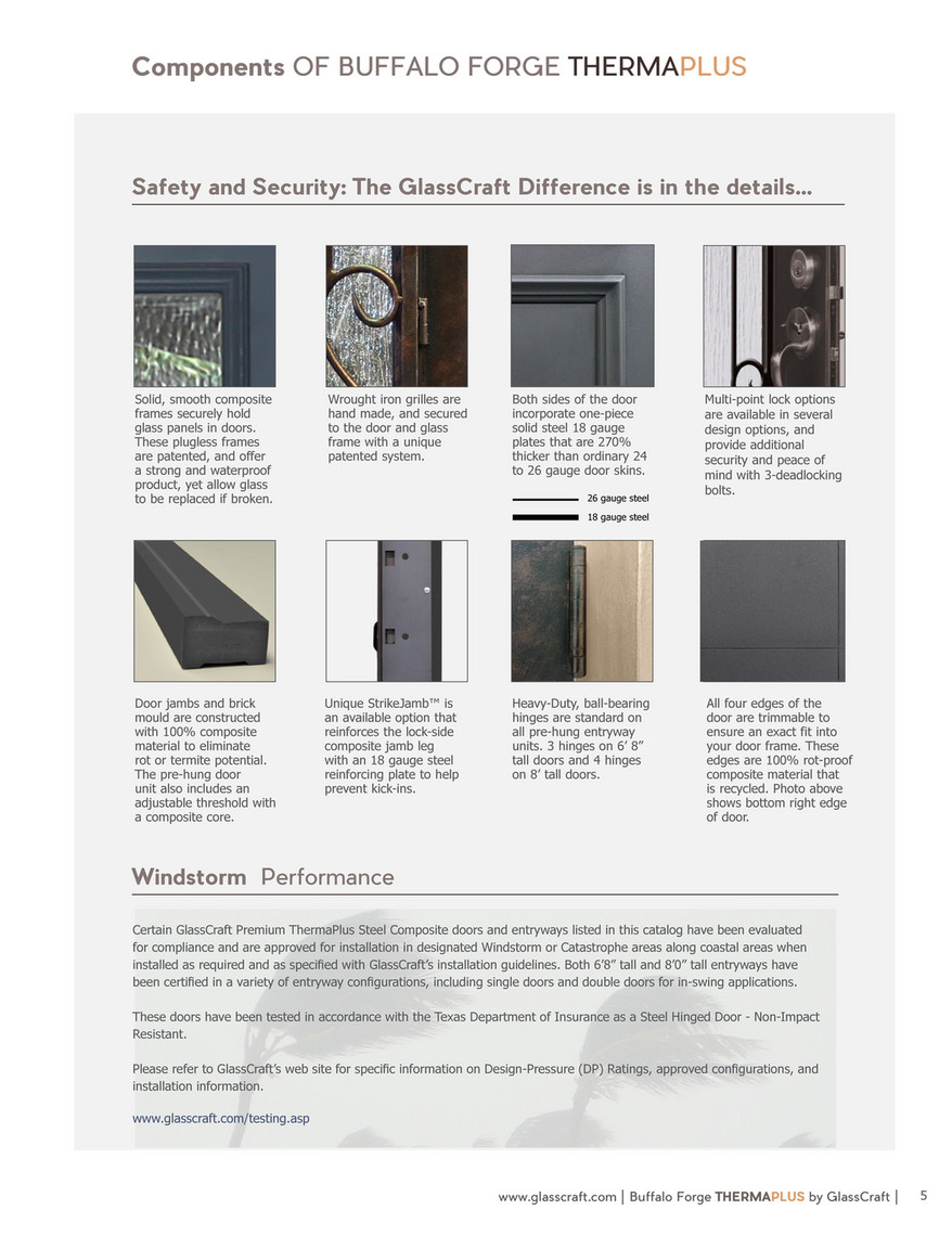 Glasscraft Thermaplus Catalog 2018 Page 4 5