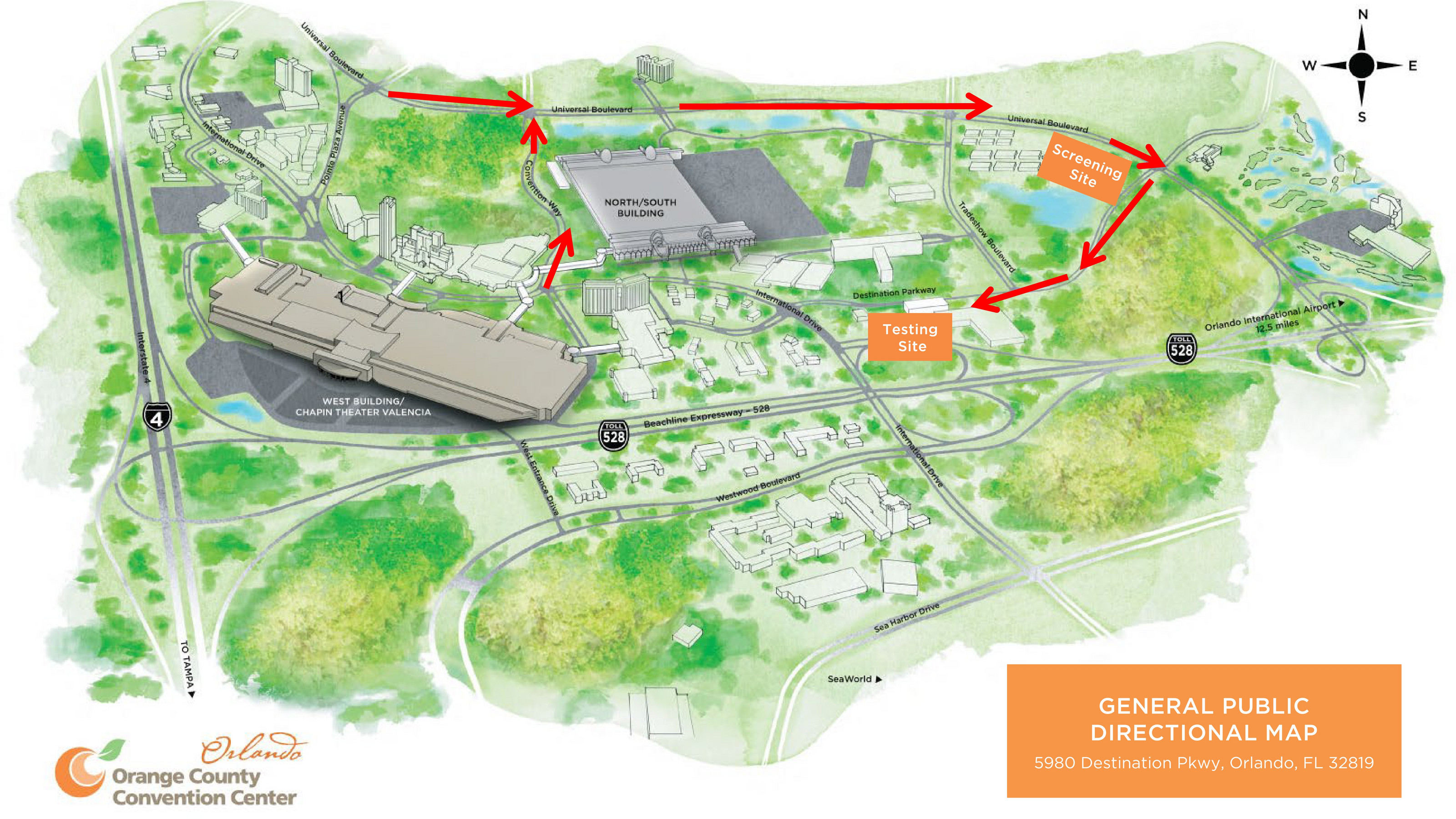 Orange County Convention Center - COVID-19 Screening and Testing