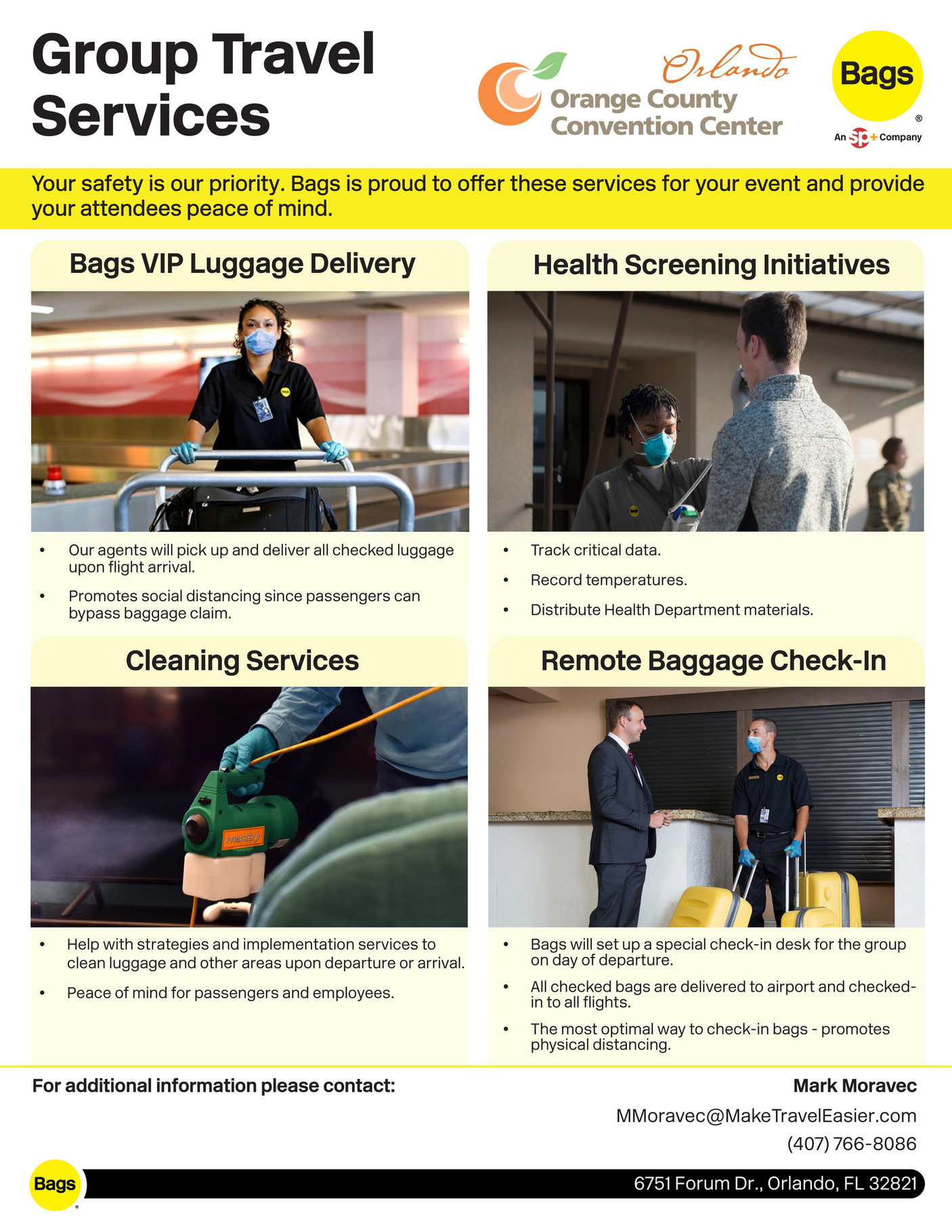 Orange County Convention Center Bags Recovery Guidelines Page 1