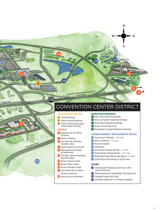 Orange County Convention Center - OCCC West Building Floor Plan Book ...