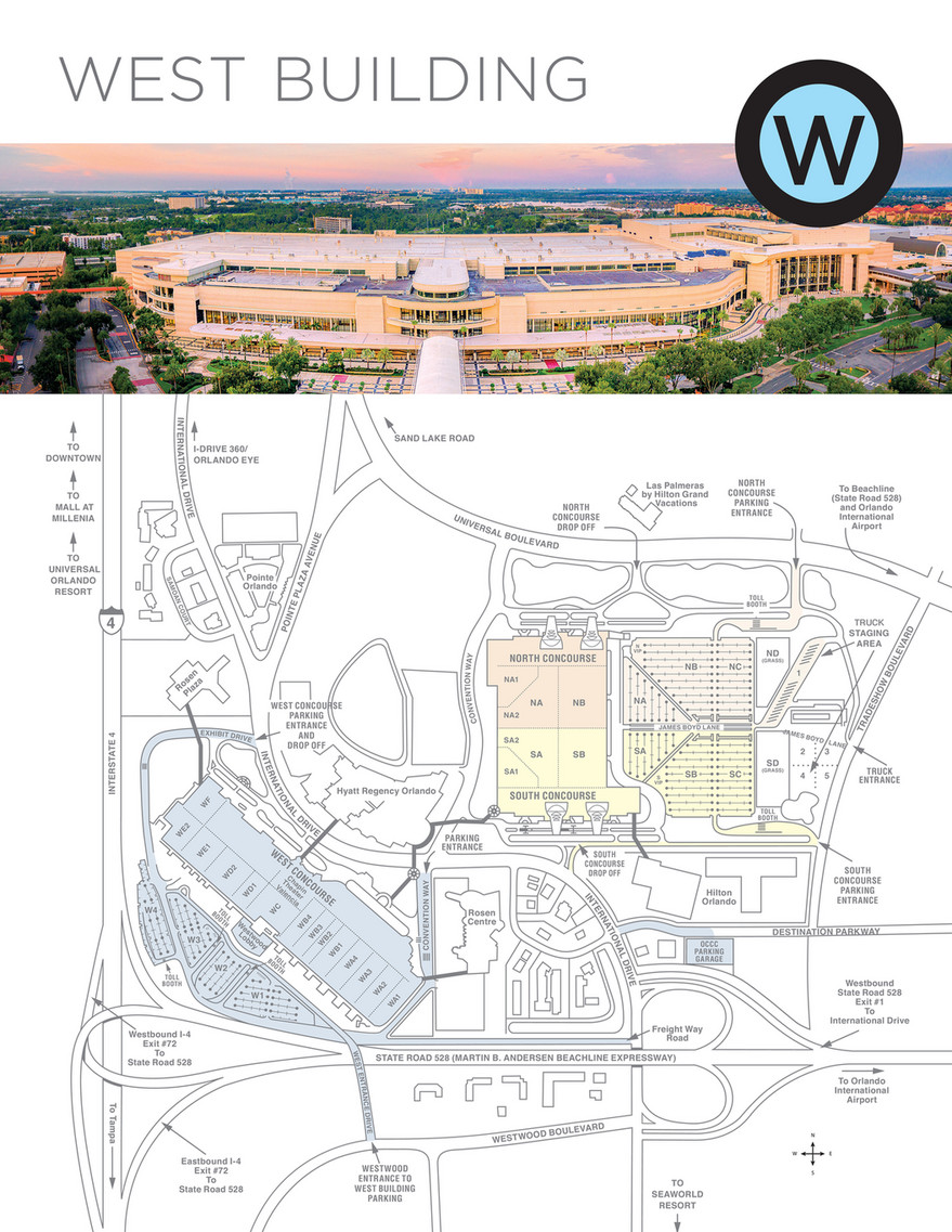 Layout Orlando Convention Center Map