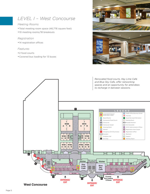 Orange County Convention Center - OCCC West Floor Plan Book - Page 8-9 ...