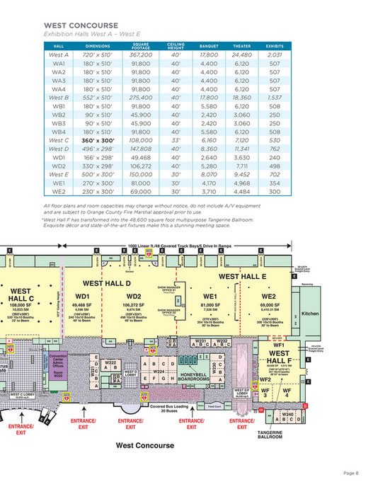 Orange County Convention Center - OCCC West Floor Plan Book - Page 10 ...