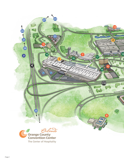 Orange County Convention Center - OCCC North-South Floor Plan Book ...