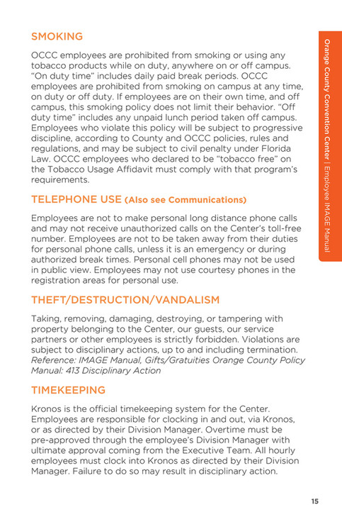 Occ Guidelines.pdf Orange County Convention Center - OCCC IMAGE Manual - Page 14-15