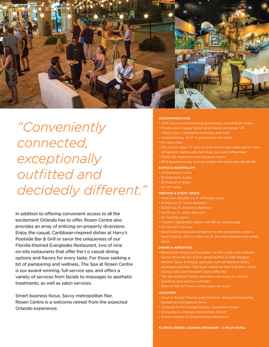 Orange County Convention Center Heart of the District Orlando's