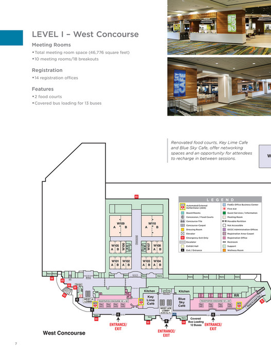 Orange County Convention Center Facility Floor Plans Page 89