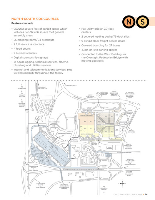 Orange County Convention Center - OCCC | Facility Floor Plans - Page 26-27