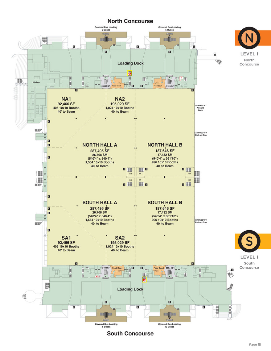 Floor Plan Orange County Convention Center Map