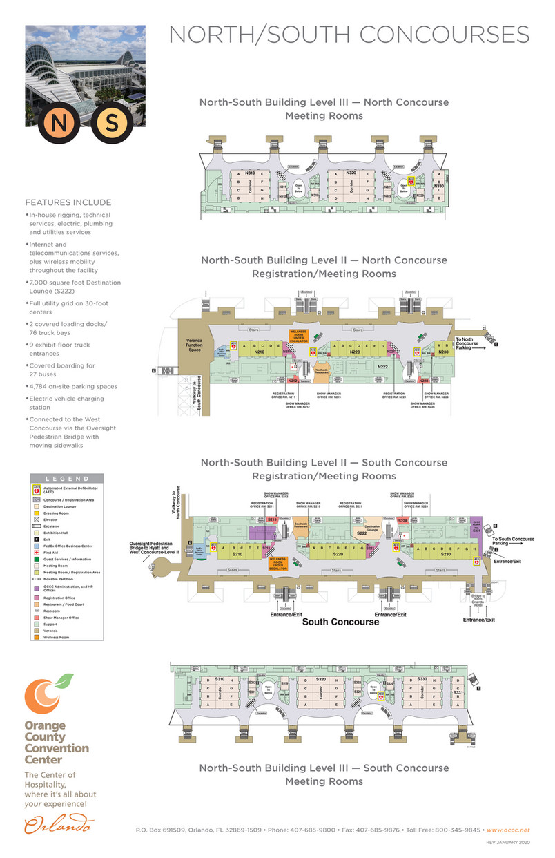 Floor Plans | Orange County Convention Center